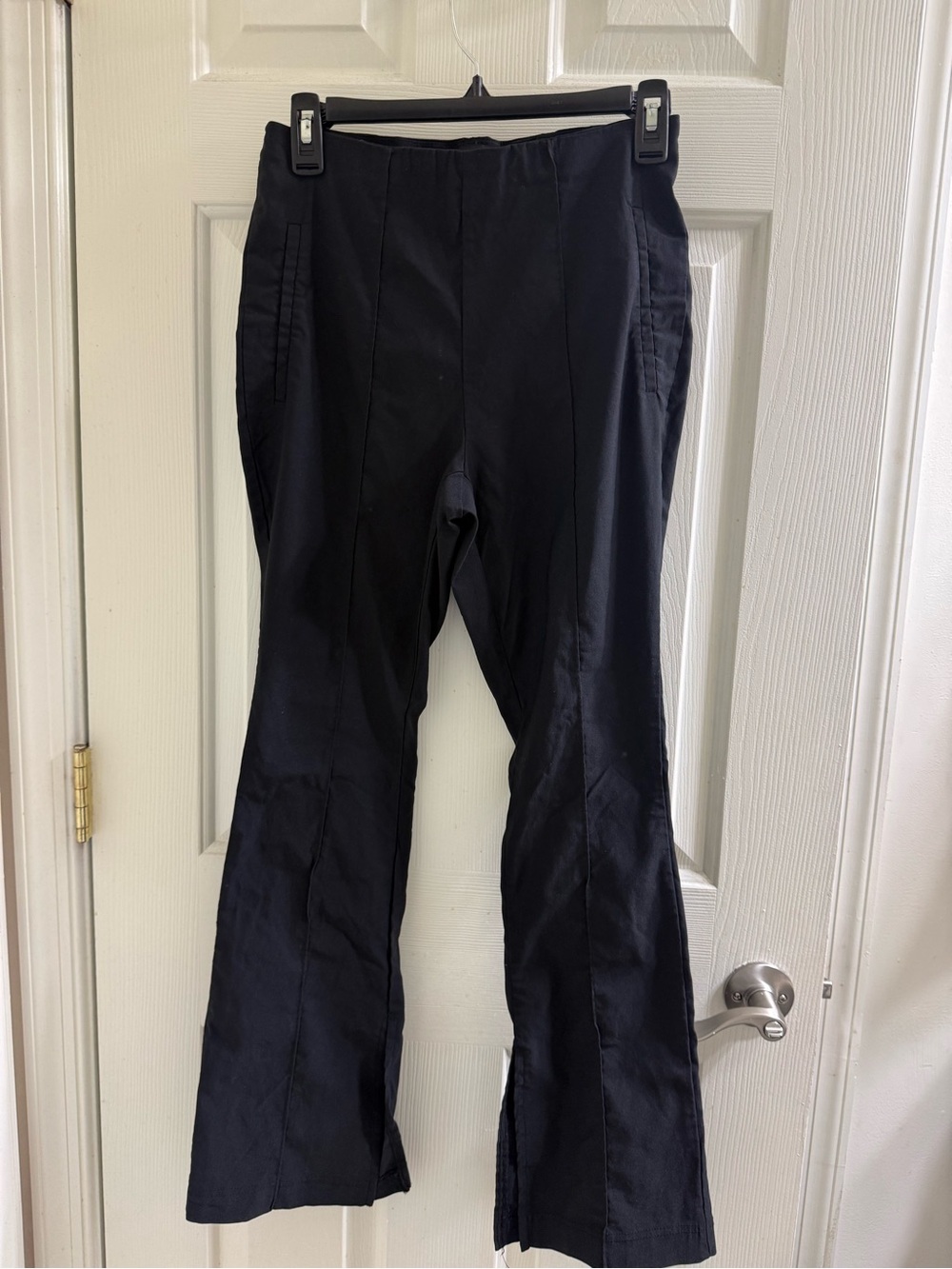 New York & Company Black Boot-Cut Stretch Pants